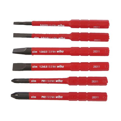 이하 슬림픽스 절연 드라이버 비트세트 2831 B902 (6pcs)