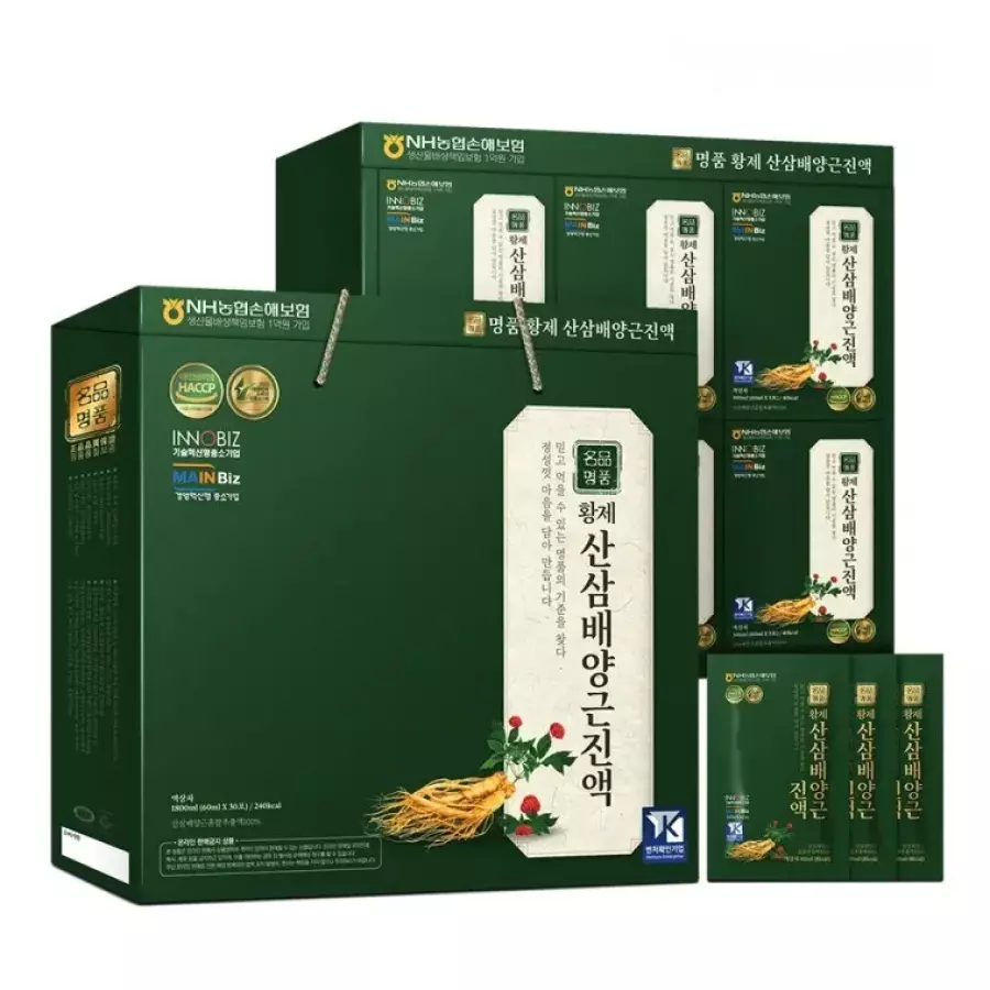 황토농원 황제 산삼배양근진액 60ml 30포