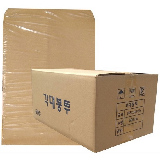 [불명] 양면 각대봉투 A4 (500매)_이미지