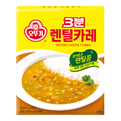 오뚜기 3분 렌틸카레 200g (6개)