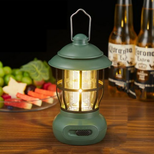 더보누르 감성 캠핑등 휴대용 조명 캠핑 랜턴 그린_이미지