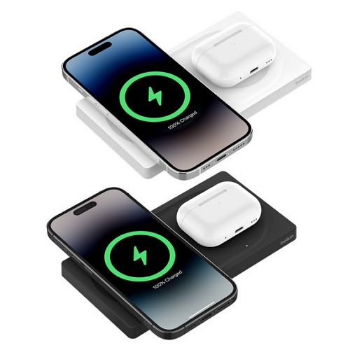 벨킨 부스트업 프로 2in1 맥세이프 무선충전기 WIZ019BT_이미지