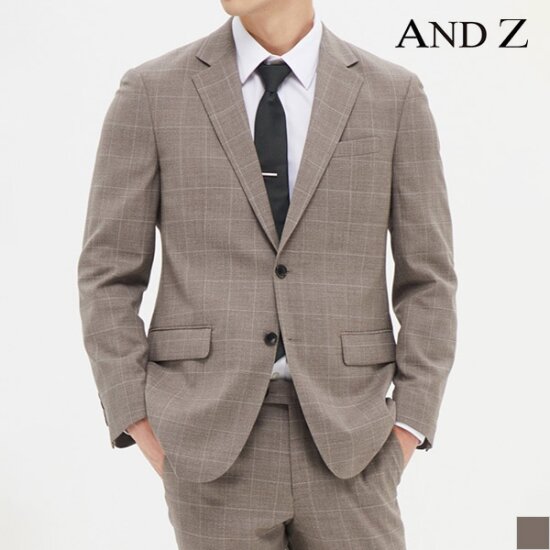 앤드지 윈도우 페인 체크 정장자켓 BZA3SB1202