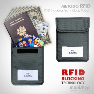  미토도 rfid 파우치 여권 전자스캔 가방