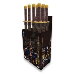 이순신 명장검 빛에 반응하여 칼날색이 변하는 어린이 장난감 가벼운소재 안전한 칼날