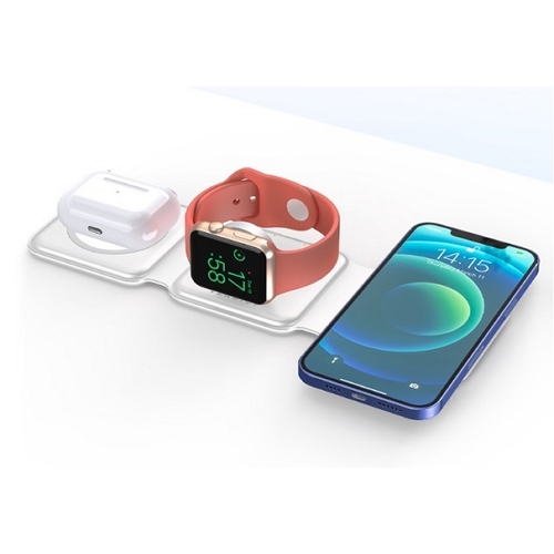 벤딕트 15W 3in1 맥세이프 무선충전기 VDT-3in1-302 (애플워치용)_이미지