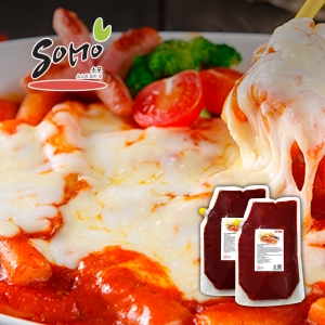 (주)소모 소모 엽기식 매운떡볶이 소스 보통맛 2kg (1개)