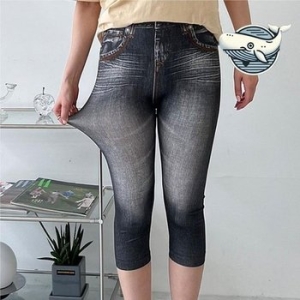 오노마 ONM 여름 데님 스판 레깅스 모던 7부 스키니 31452171_이미지