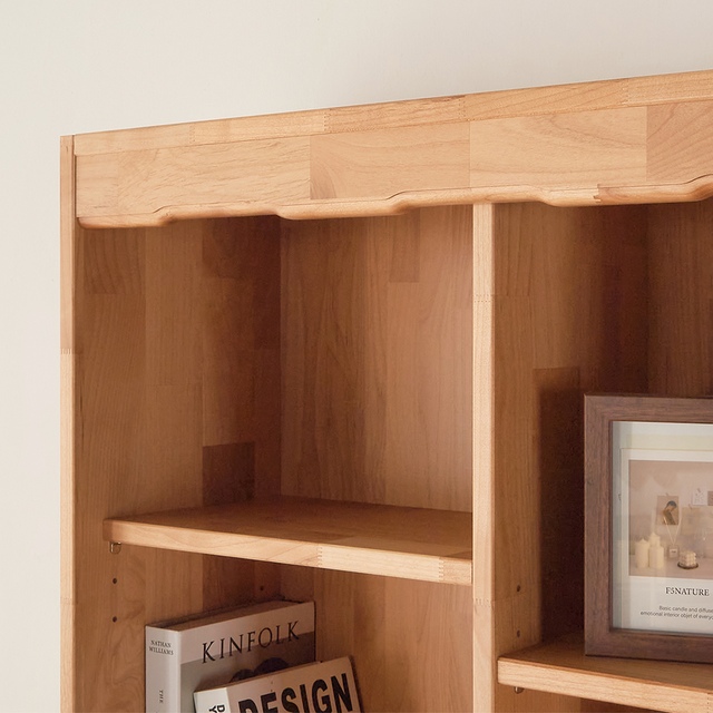 오목샘 캘리 h형 원목 책장 책꽂이 책상 세트 (1500x590)_이미지