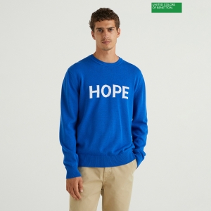 베네통 Lettering colored knitwear 2F_1394K101W_9