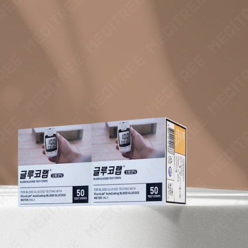 오상헬스케어 글루코랩 혈당시험지 (100매)_이미지