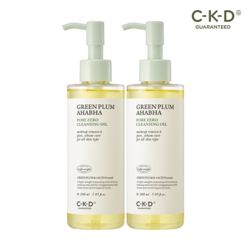 CKD 청매실 AHA BHA 요철제로 클렌징 오일 200ml (2개)_이미지