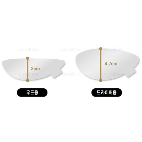 스컬독 장타스티커 (드라이버용 벌크 10개)_이미지