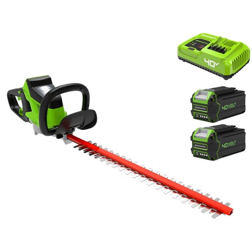 그린웍스 G-MAX 40V 브러쉬리스 전정기 (5.0Ah, 배터리 2개)_이미지