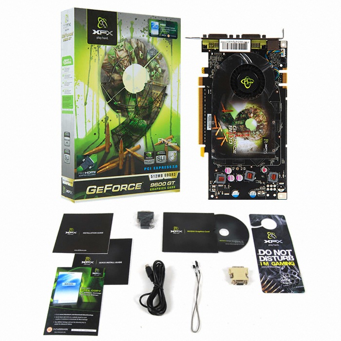 XFX 지포스 9600GT LOW POWER D3 512MB 유니텍_이미지