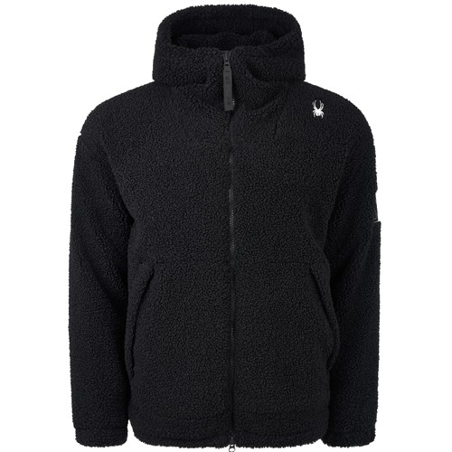 스파이더 플리스 패딩 후드 자켓 SPIWCNJK301U (BLK, 블랙)_이미지