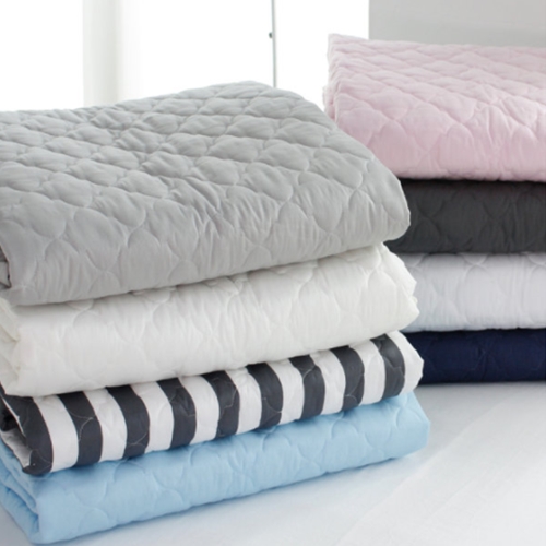 바숨 순면누빔 고정밴딩 침대패드 (2장, 퀸 Q)_이미지