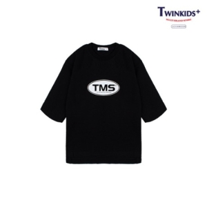 트윈키즈 루즈핏 로고티 T9FT2T04_BK