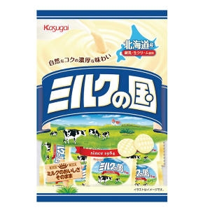 카수가이 밀크노쿠니 우유사탕 120g