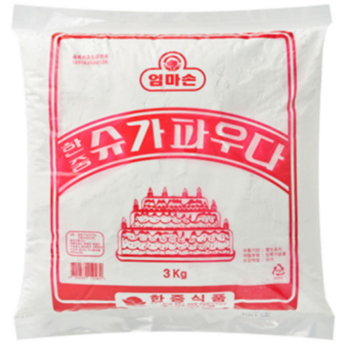  한중식품 엄마손 슈가파우더 3kg [6개]