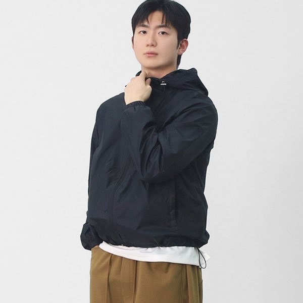 빌리버스 남자 초경량 나일론 후드 바람막이 BXR068_이미지