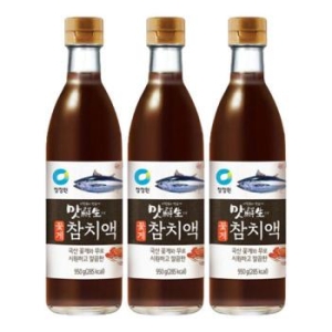 대상 청정원 맛선생 꽃게 참치액 950g (3개)