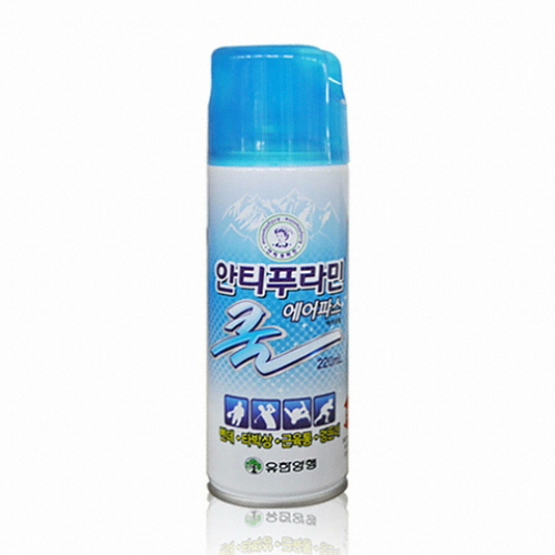 유한양행 안티푸라민 쿨 에어파스 220ml (30개)_이미지