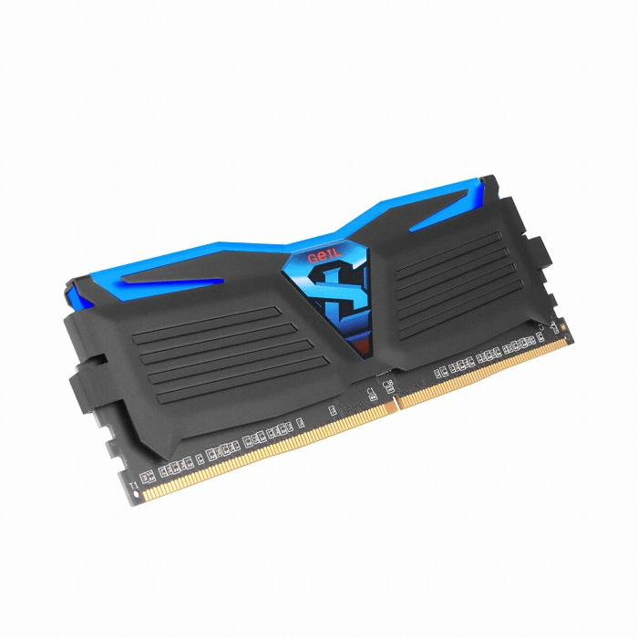 GeIL DDR4-3200 CL16 SUPER LUCE BLACK 블루 패키지 (16GB(8Gx2))_이미지