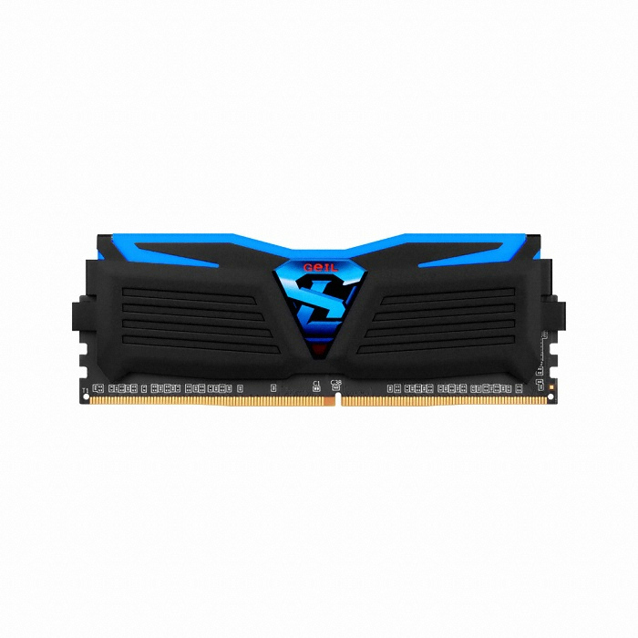 GeIL DDR4-3200 CL16 SUPER LUCE BLACK 블루 패키지 (16GB(8Gx2))_이미지