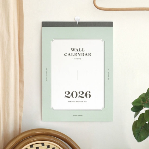 2026 월 캘린더 벽걸이달력