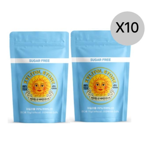 윌리엄자일리톨 자일리톨 스톤 페퍼민트 부스터 70g (20개)_이미지