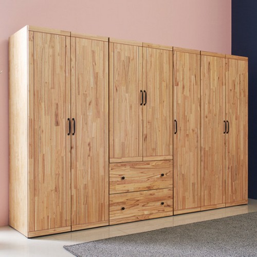 엘레아 레시스 참죽나무 원목 옷장세트 B형 2800_이미지