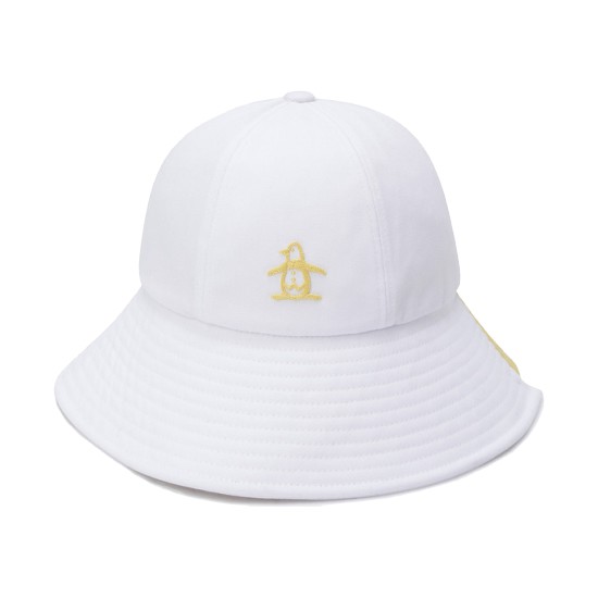 먼싱웨어 언발란스 컬러 블럭 와이드 버킷햇 MQ122LCP22_WHTE