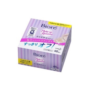 카오 비오레 후쿠다케코튼 클렌징티슈 리필 46매입