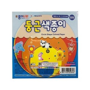 종이나라  1000 둥근색종이[21팩]