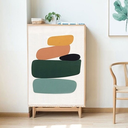 THE살림 벨크로 패브릭 포스터 선반 모던아트 60x90cm