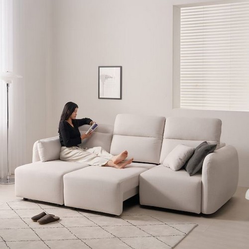 홈인홈 에이트 모션 슬라이드 패브릭 소파 4인용_이미지