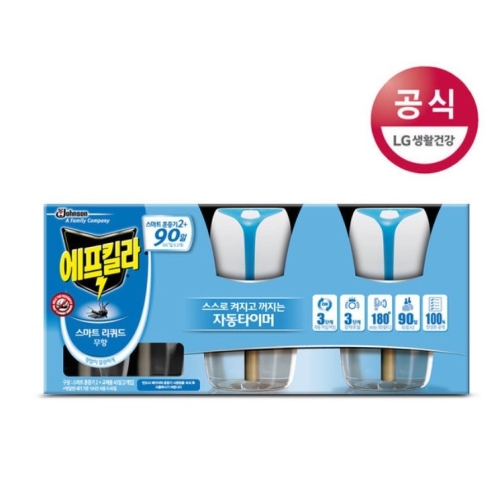 에프킬라 스마트히터x2+무향리필 45일 x2개 모기약 2개_이미지
