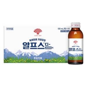롯데칠성음료 동화약품 알프스디 100ml 100병
