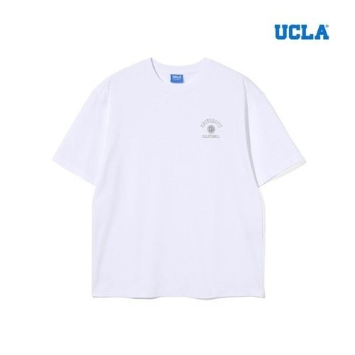 유니버시티 UCLA 남녀공용 스몰 레터링 오버핏 티셔츠 UB6ST81