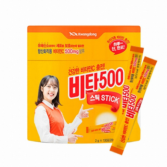 광동제약 비타 500 스틱 100포 (1개)_이미지