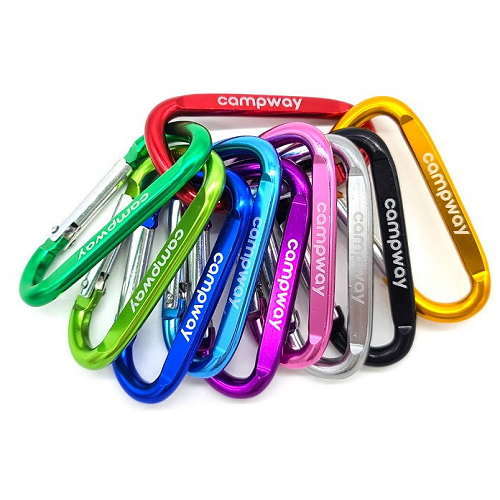캠프웨이 알루미늄 고강도 카라비너 7cm