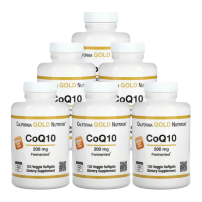 캘리포니아골드뉴트리션 CoQ10 200mg 120캡슐 (6개)