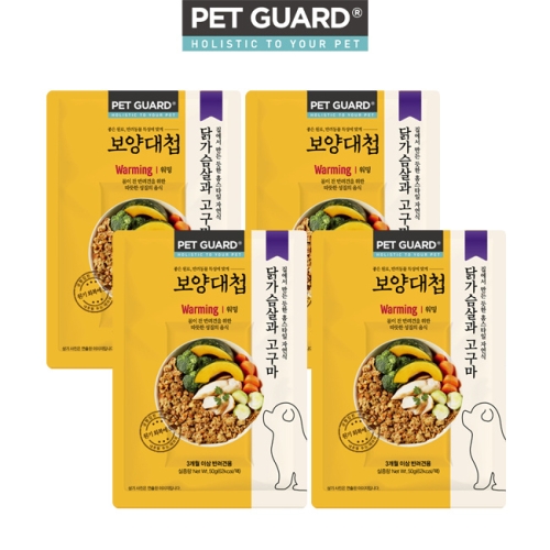펫가드 독 보양대첩 워밍 닭가슴살과 고구마 50g (4개)_이미지