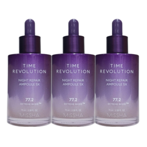 미샤 타임 레볼루션 나이트 리페어 앰플 5X 70ml (3개)_이미지