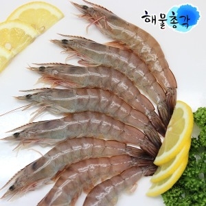 해물총각 흰다리새우 50미 소 냉동 대하 소금구이 캠핑 찜 500g_이미지