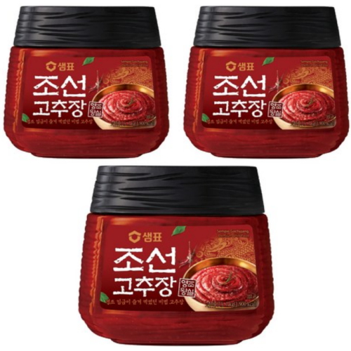 샘표 조선 고추장 1kg (3개)_이미지