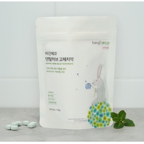 성원제약 비긴에코 덴탈허브 고체치약 150정이미지입니다. 누르면 해당 게시물로 새창이동합니다.