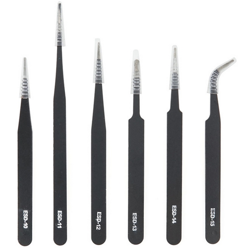 라이트컴 COMS 정밀 핀셋 세트 BD876 (6pcs)_이미지