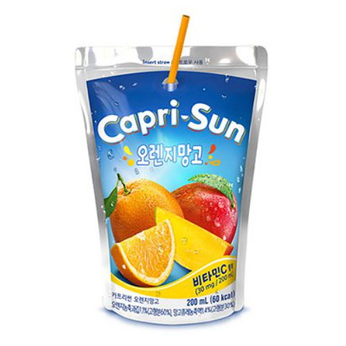 농심 카프리썬 오렌지망고 200ml (4개)_이미지